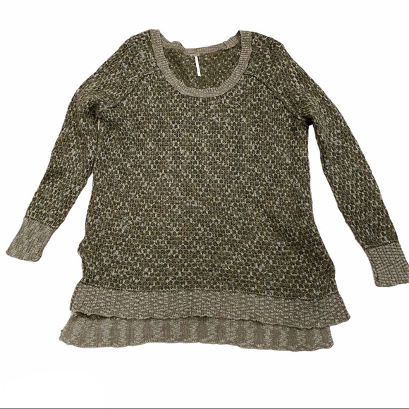 Free People Sweaters - Free People Oversized Wool Tunic Sweater Medium